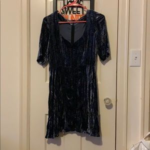 For Love and Lemons Velvet Skater Dress